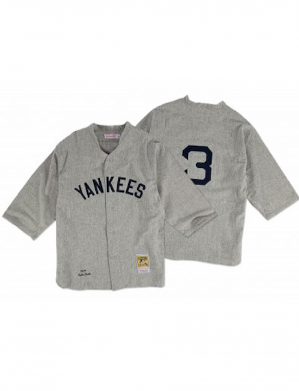 babe ruth autographed jersey