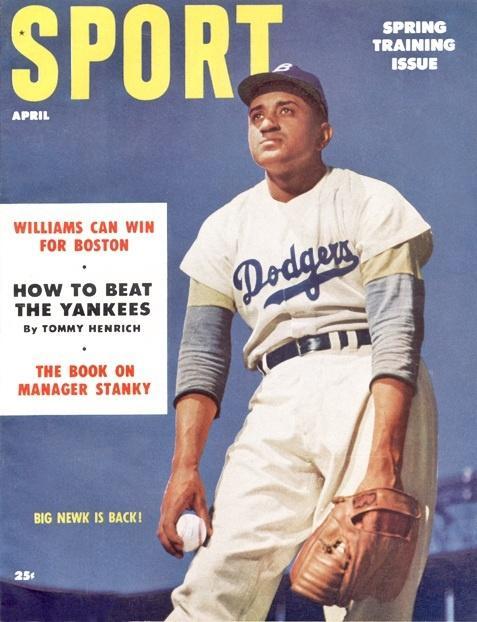 April 1954 Sport Cover (Don Newcombe, Brooklyn Dodgers) – The Sport Gallery