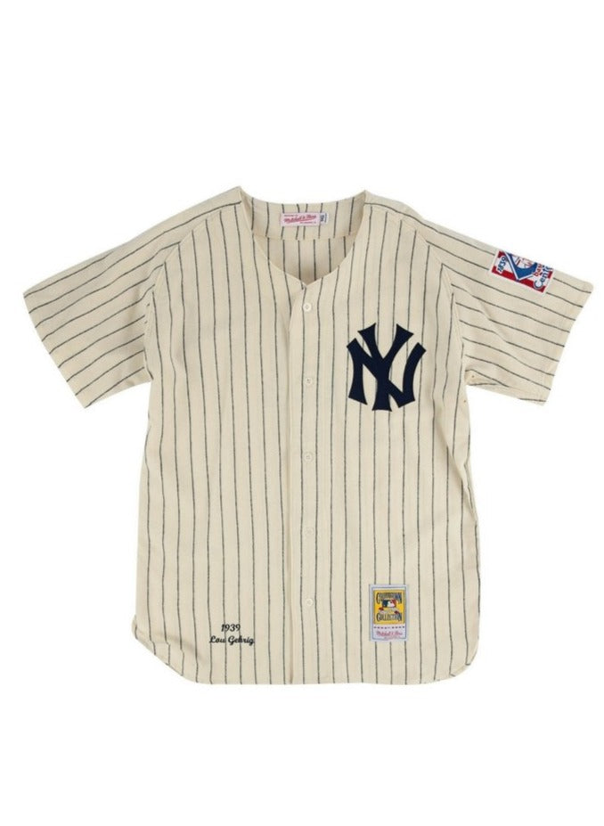 lou gehrig signed jersey