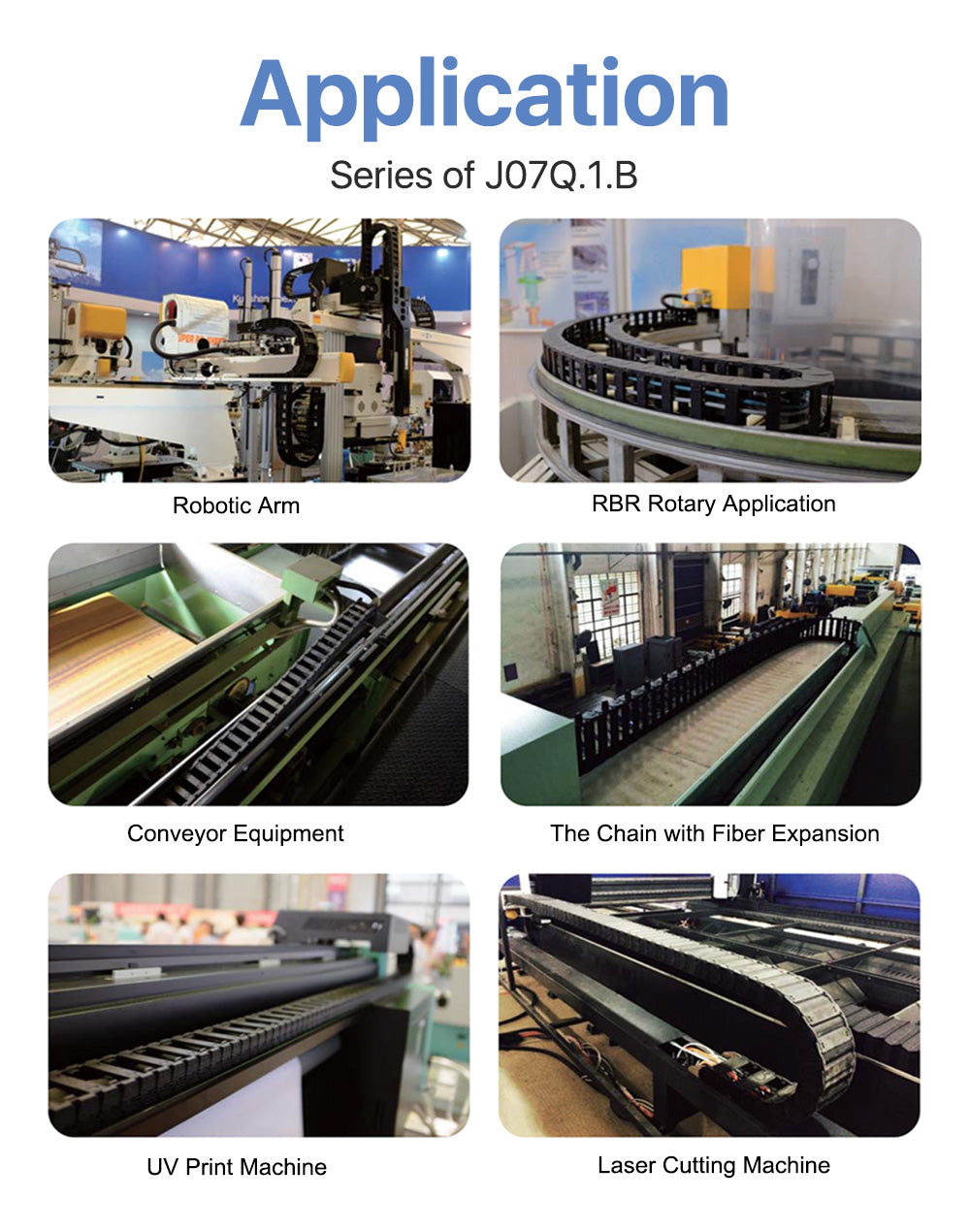 J07Q.1.B Bridge Type Non-Opening Cable Drag Chains