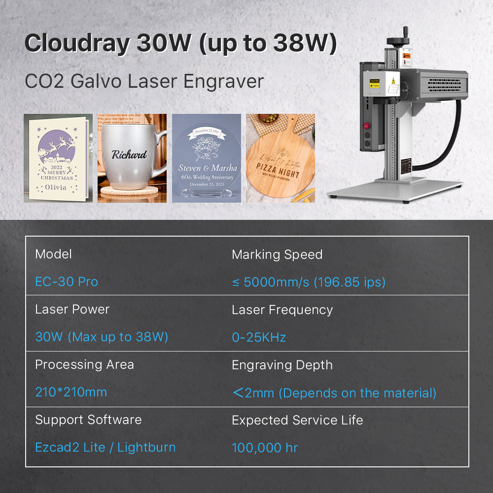 Cloudray 3W 5W 355nm UV Laser Engraving Marking Machine With Water Chiller  – Cloudray Laser