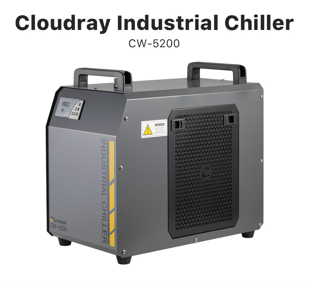 Cloudray CW5200 Industrial Laser Water Chiller For 150W CO2 Laser Engraving  Cutting Machine – Cloudray Laser