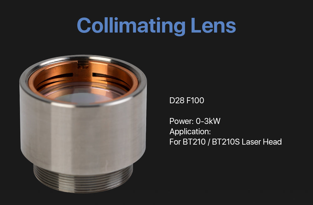 Cloudray Focusing & Collimating Lens With Lens Tube For Raytools BT210(S)