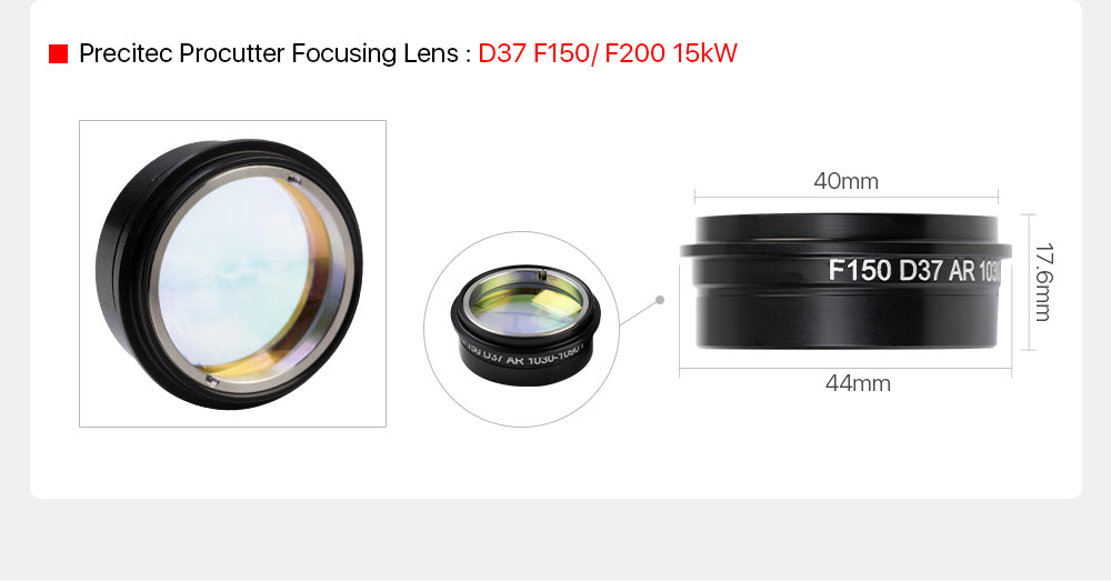 Cloudray Collimating & Focusing Lens For Precitec Cutting Head