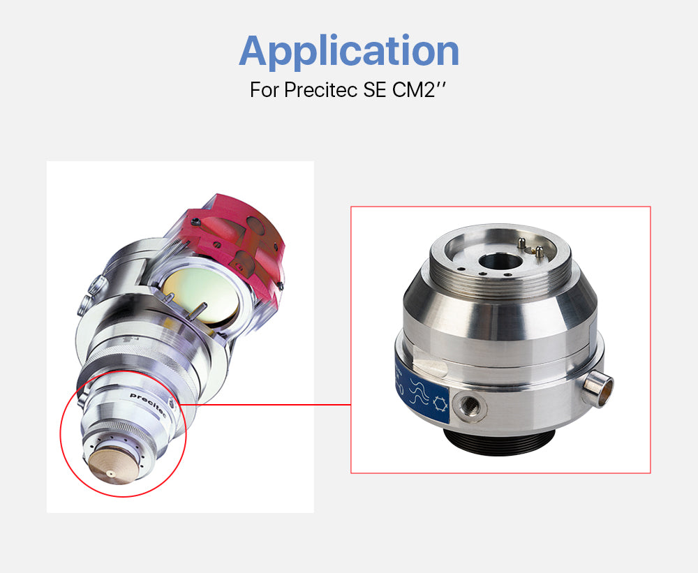 Nozzle Connector for for Precitec SE CM2'' Laser Head