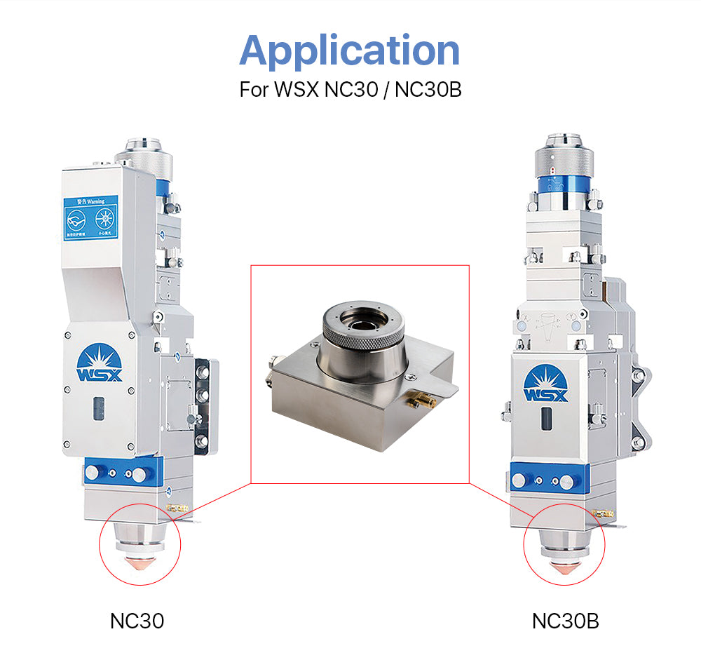 Nozzle connector for WSX NC30 / NC30B laser head