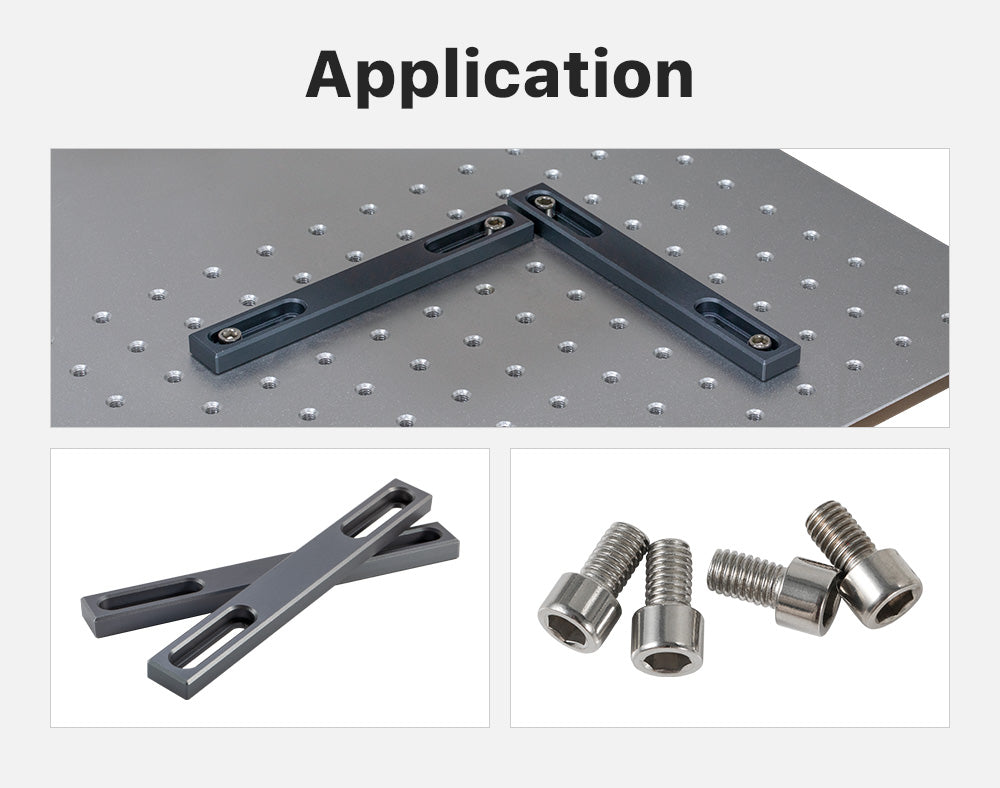 Cloudray Aluminum Positioning Fixture with locating pins