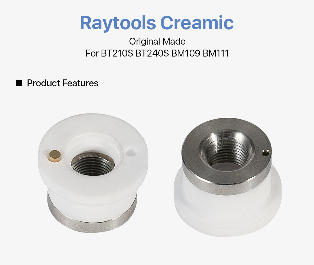 Ceramic Parts Dia.19.5 H12.5 M14 for Raytools BT210S BT240S BM109 BM111