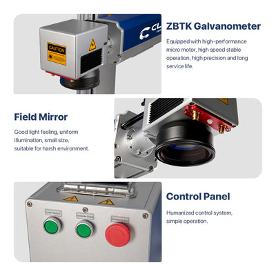 QS-30 LiteMarker 30W Split Laser Engraver Fiber Marking Machine