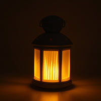 Portable RGB Colorful Lantern LED Table Light Battery Powered Flame-Shaped 3D decor Lamp