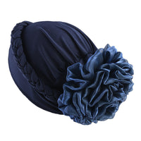 Women Vintage Ethnic Style Braid Breathable Turban Cap