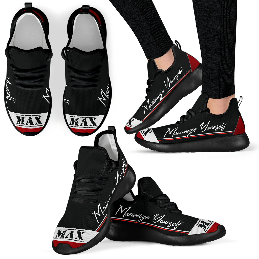 black and red sport rage shoes