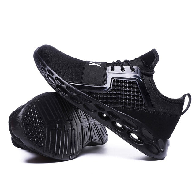 black gym sneakers