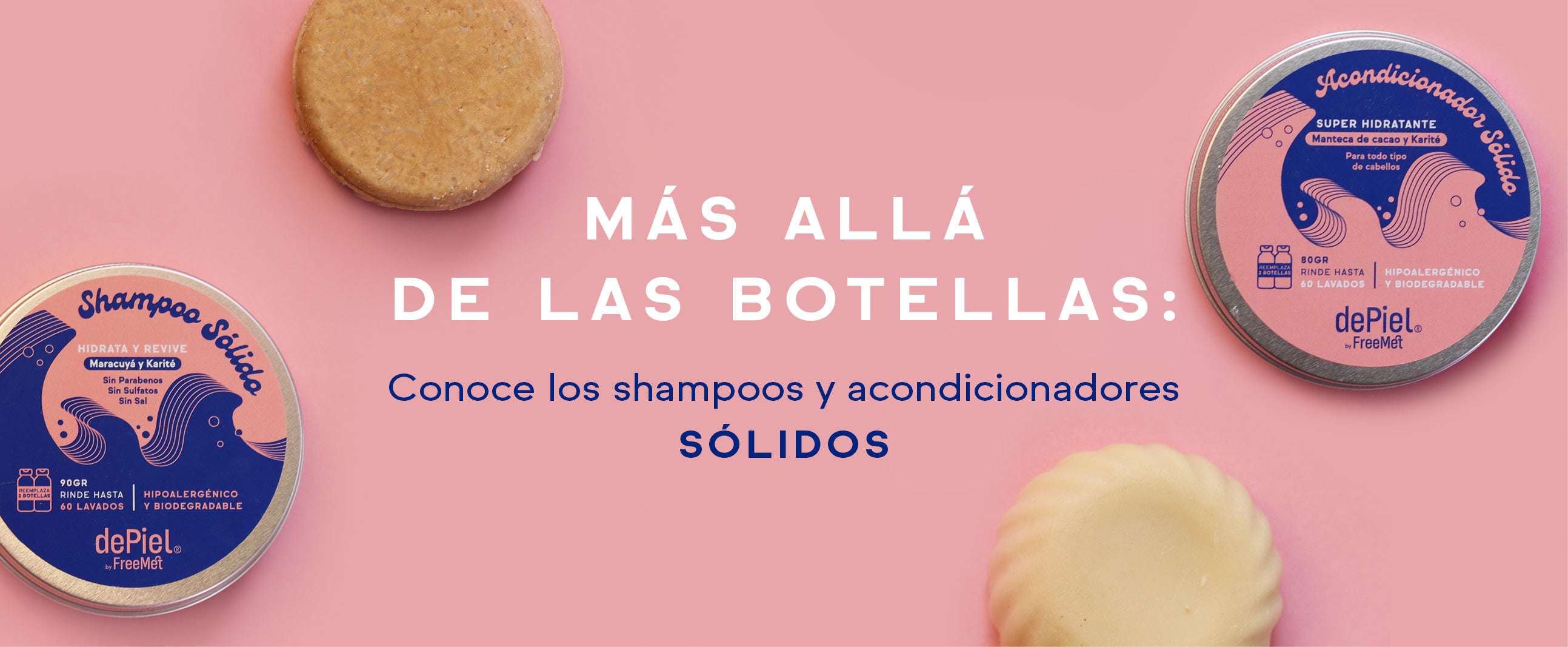 shampoo y acondicionador sólido FreeMet