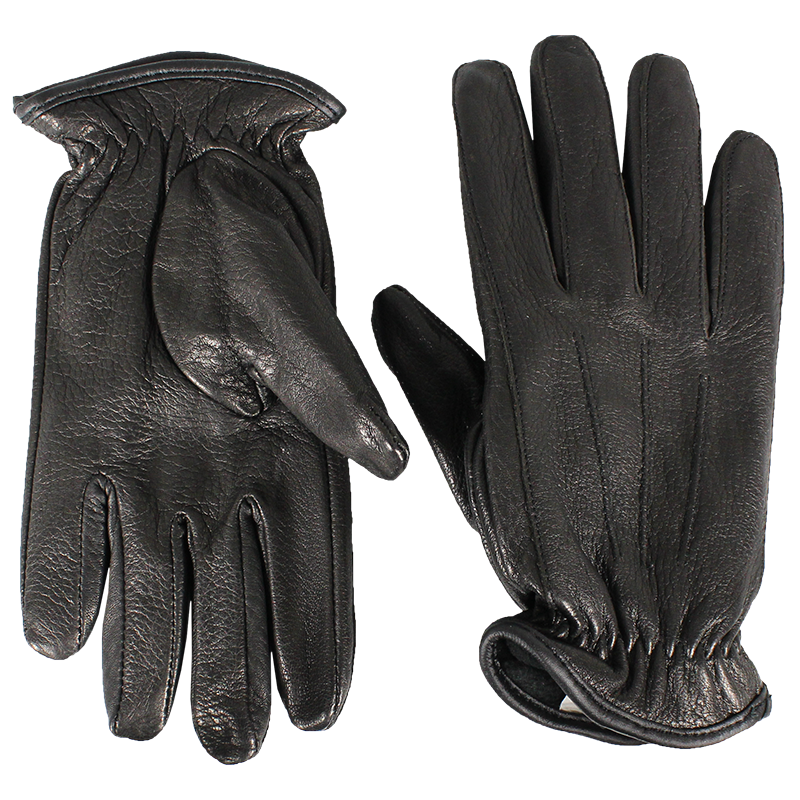 fleece leather gloves