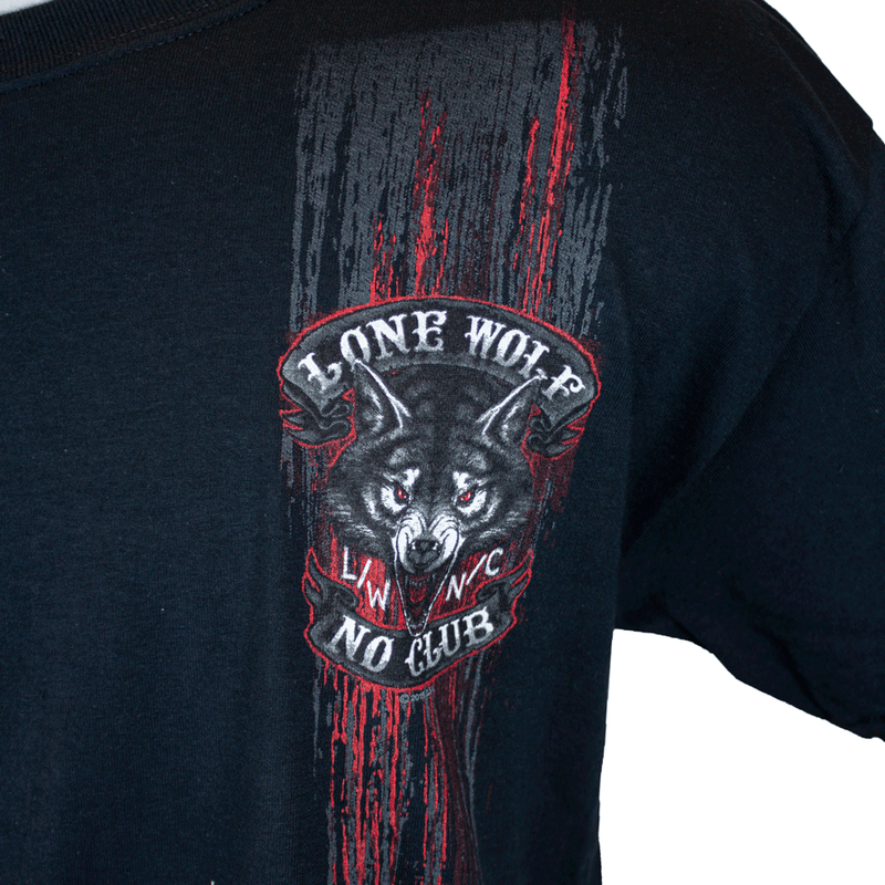 Men S Lone Wolf T Shirt Hot Leathers Boutique Of