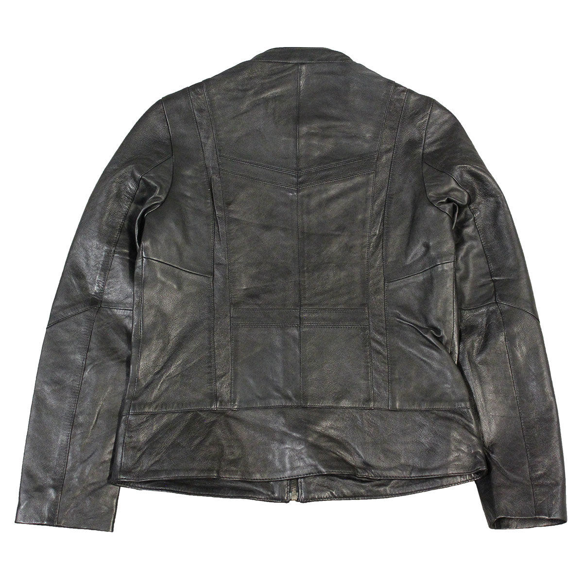Women's Panel Detail Leather Racer Jacket | Boutique of Leathers ...