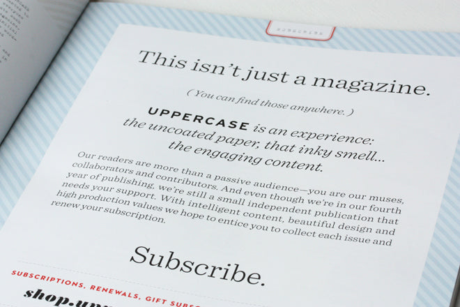 uppercase magazine feature