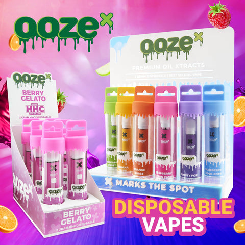 OozeX Disposable Vape Displays 
