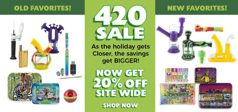 The Oozelife 420 Sale 20% off email graphic.