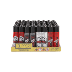 A 48
ct display of Mike Tyson "the Ear" Clipper lighters