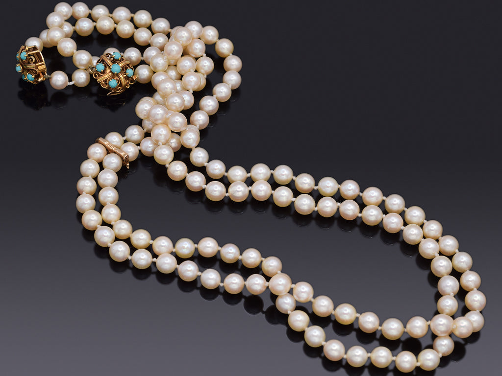 Tropic Isle Pearl Necklac Overdye Blue | preh.uprrp.edu