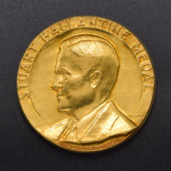 1973 Andrew H Bobeck 18K Gold Stuart Ballantine Medal Computer Cognitive Science