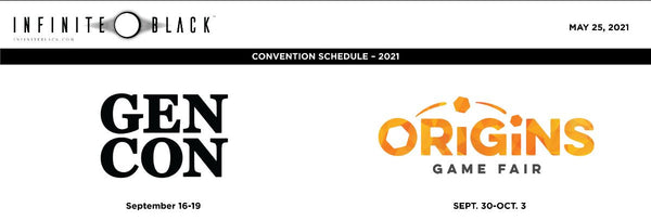 Infinite Black 2021 convention schedule