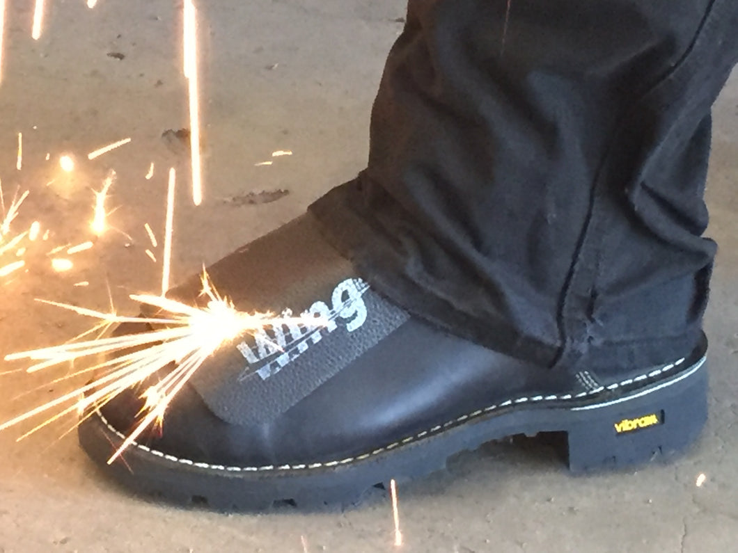 Black WING IT Boot Covers for Welding
