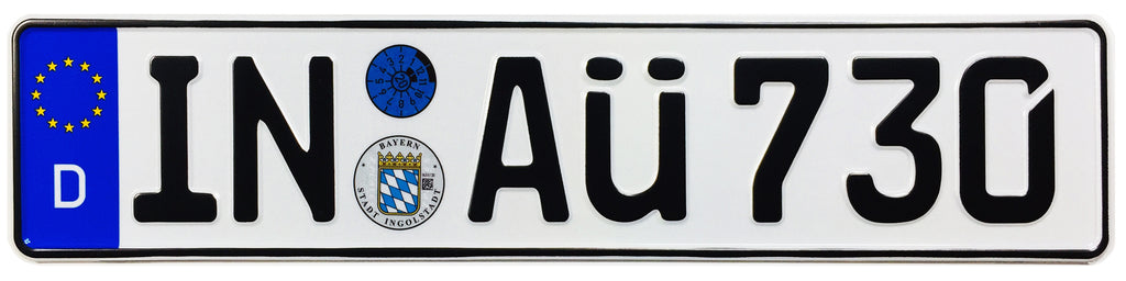 Audi Ingolstadt German License Plate – literacybasics.ca