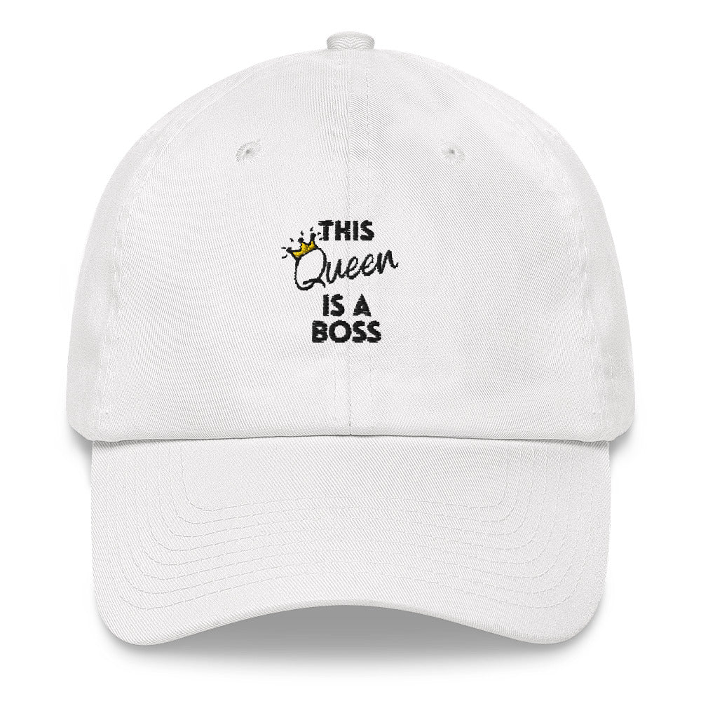 white boss hat