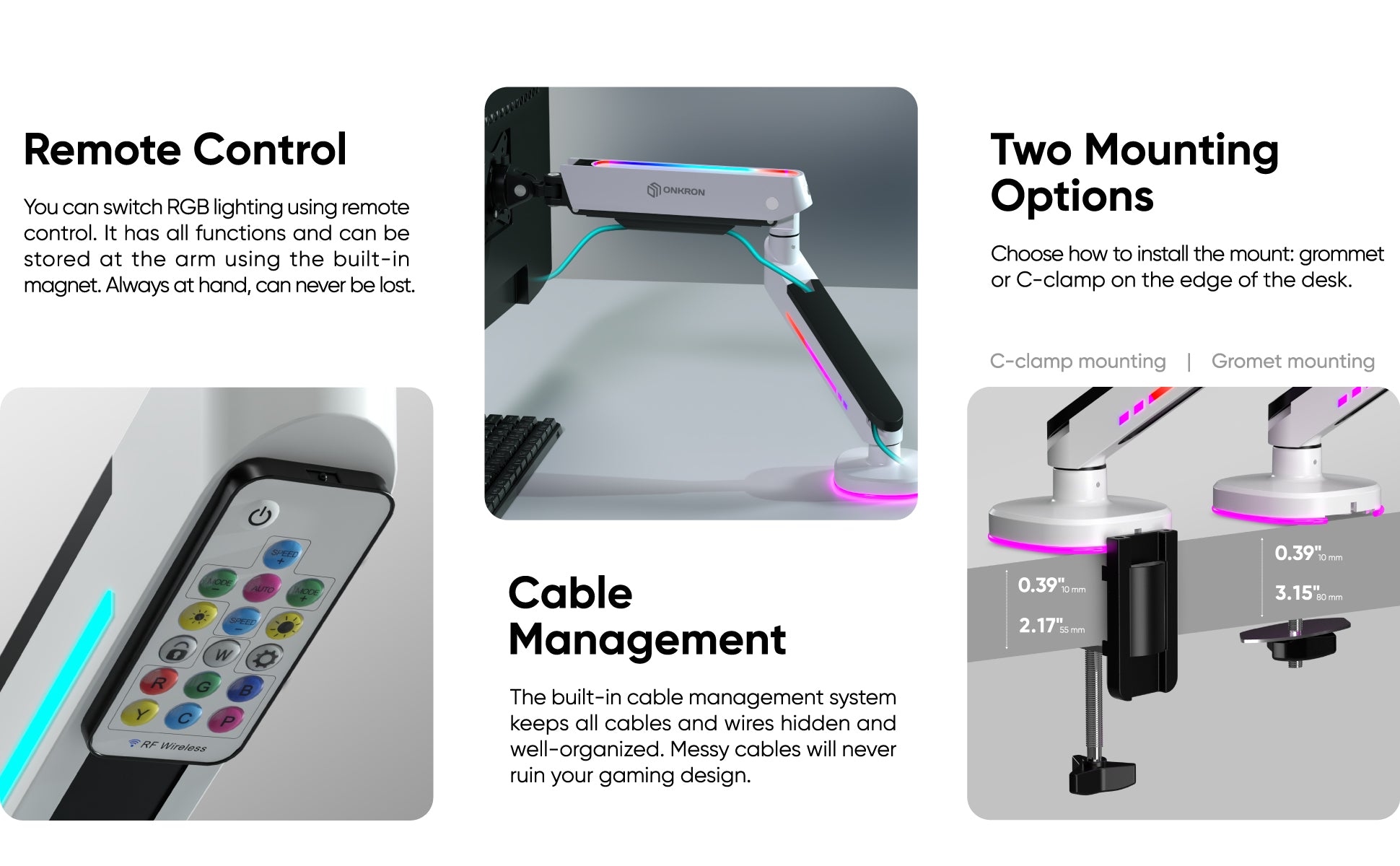 GM25 monitor mount