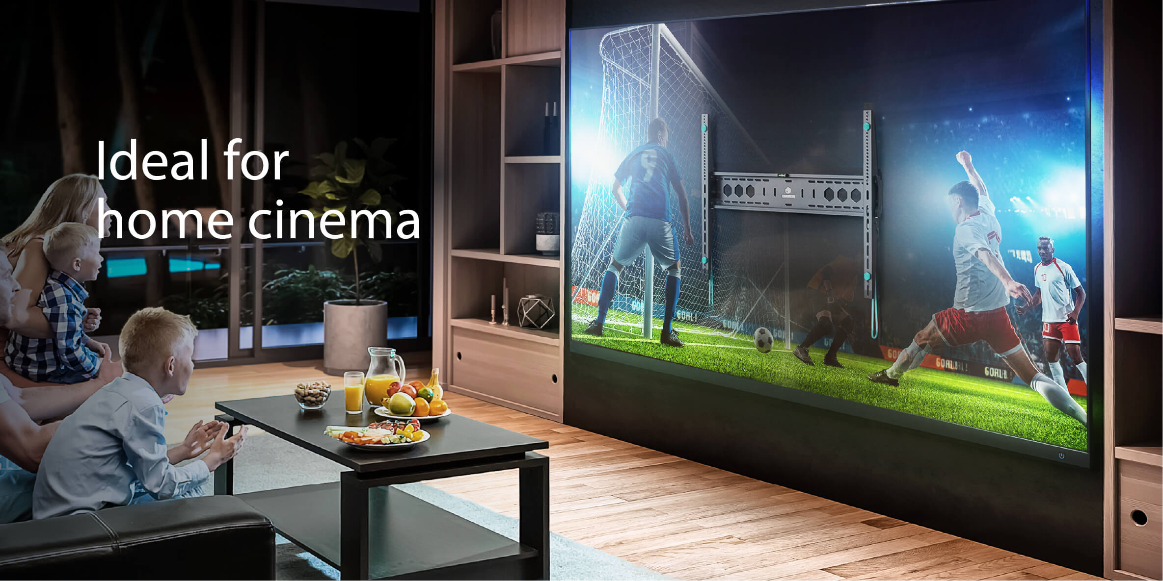 Ideal for home cinema