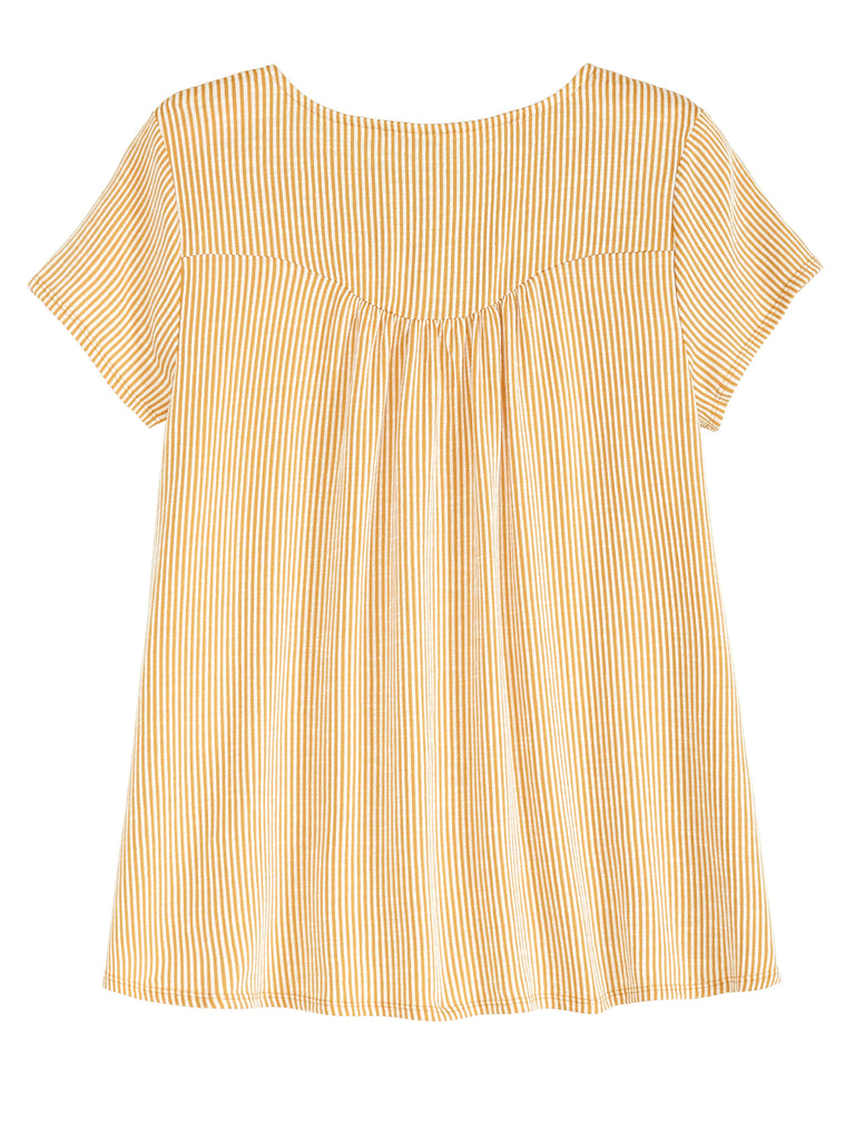 Striped Crewneck Short Sleeve Shirt – 89th + Madison