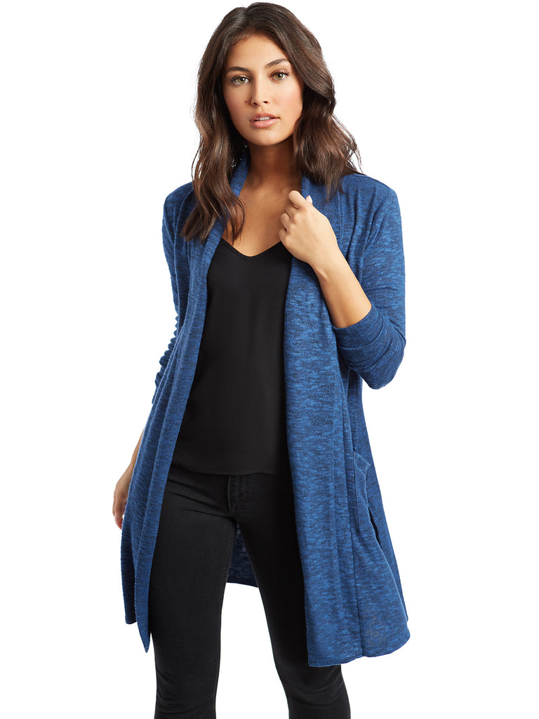 navy blue duster cardigan