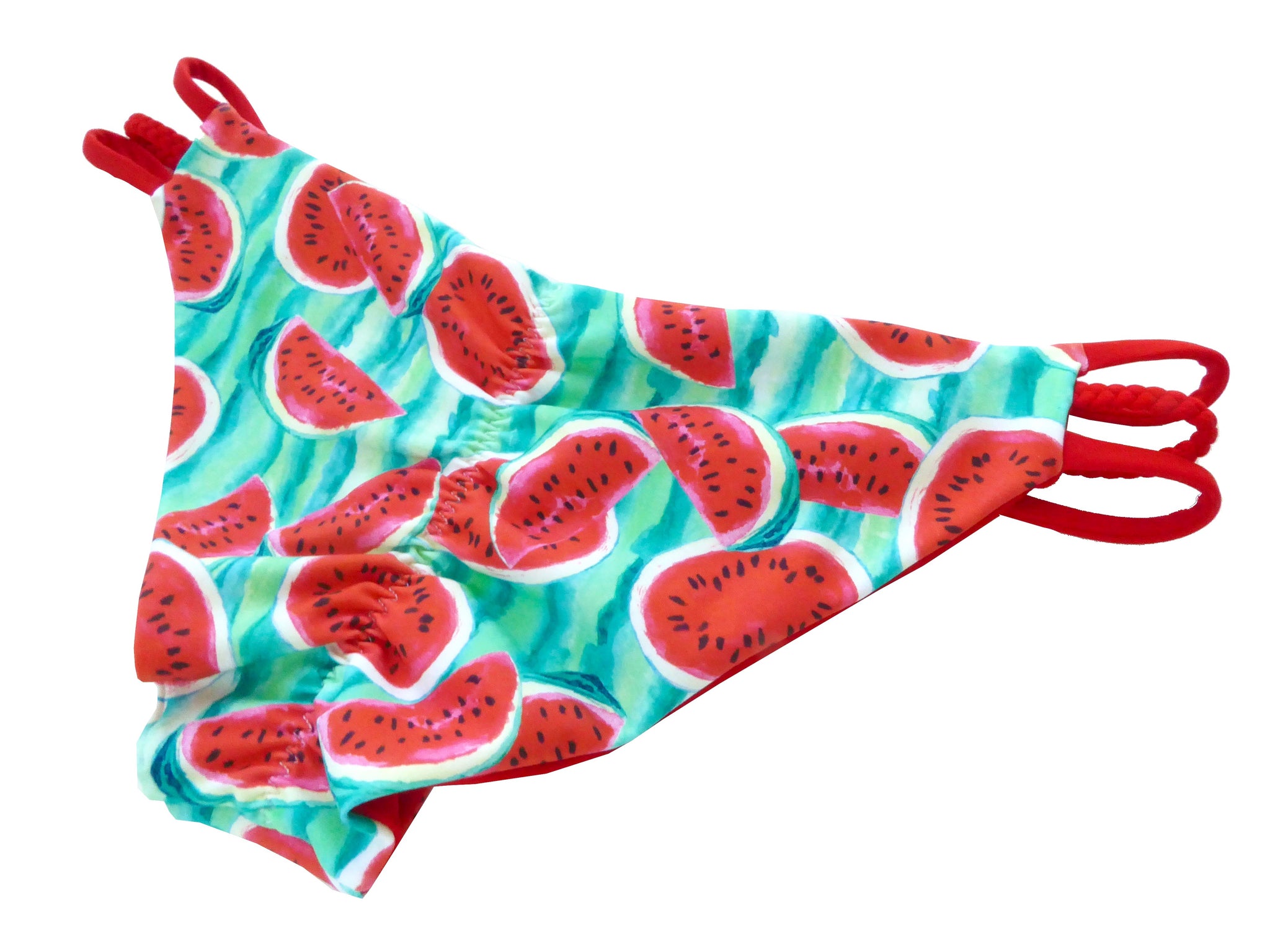 Buy Watermelon Bikini Bottoms | Red Fabric Bottoms | Moderate Coverage ...