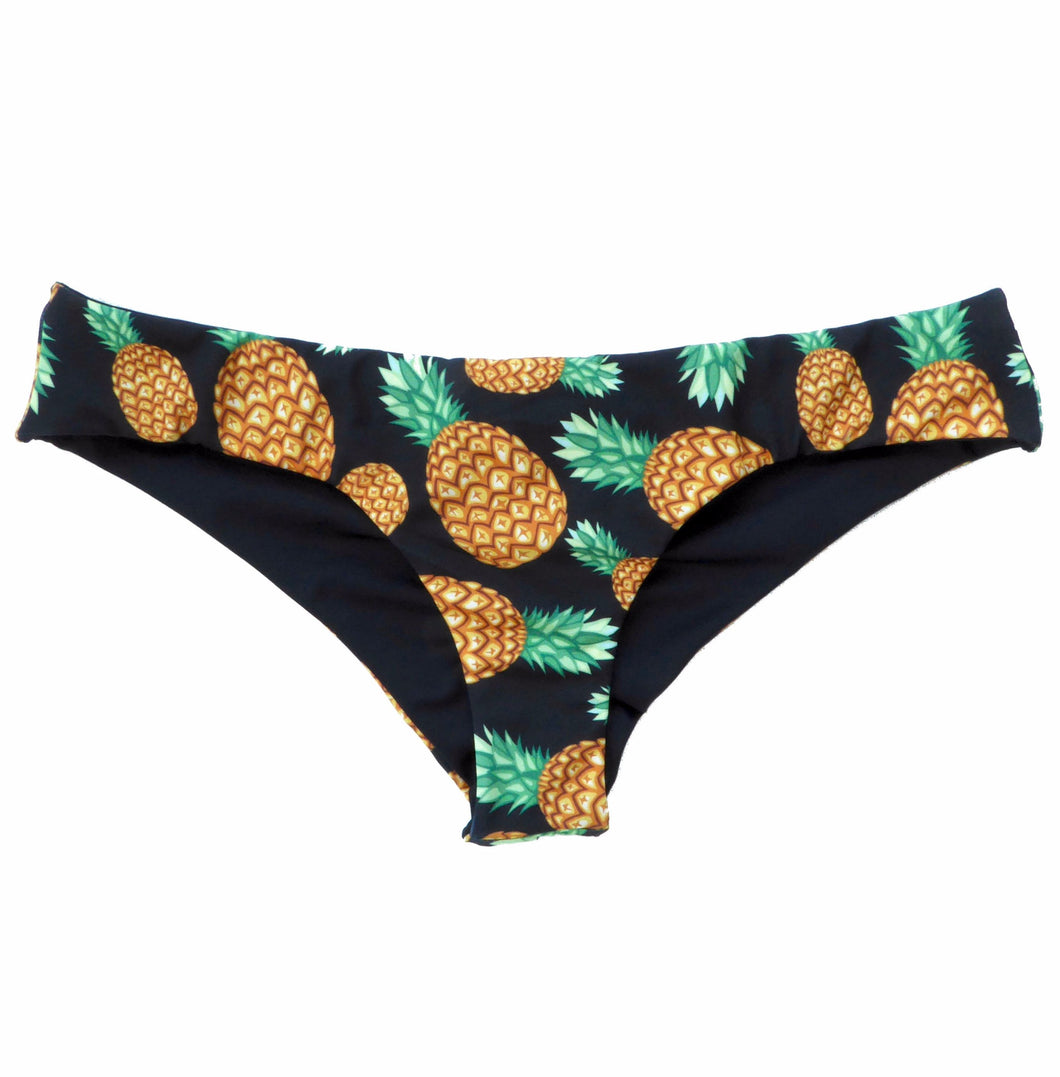 Buy Black Pineapple Bikini Bottoms 