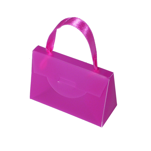 Gift Boxes | Plastic HandBag Box with Ribbon Handle – JKM Ribbon & Trims