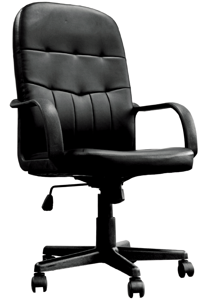 CHESTERFIELD Designer High Back Bonded Leather Managers Office Chair — British Office Chairs