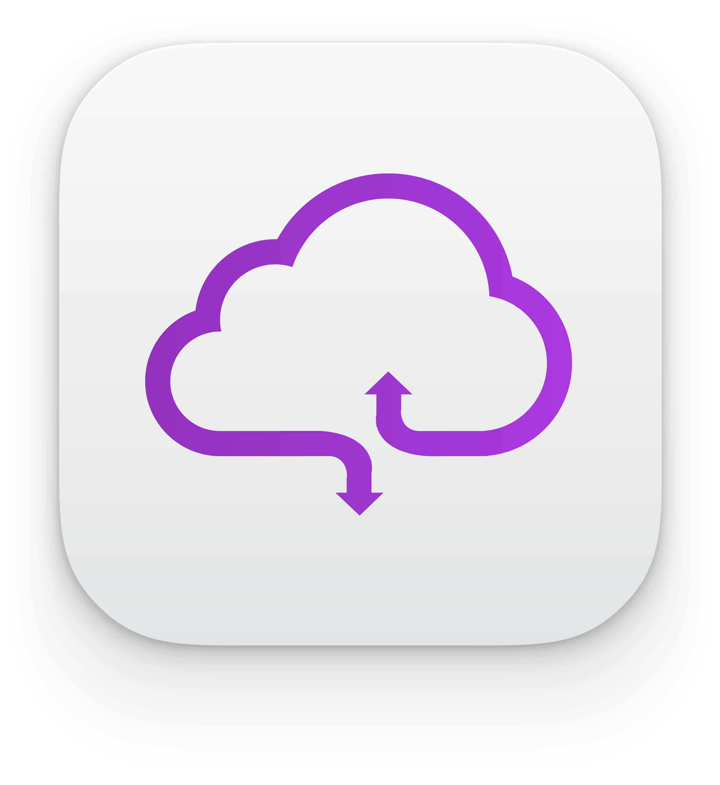 Cloud upload/download icon