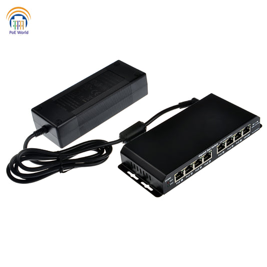 24V VidaPower 4-Port Power over CAT5 / Ethernet Switch