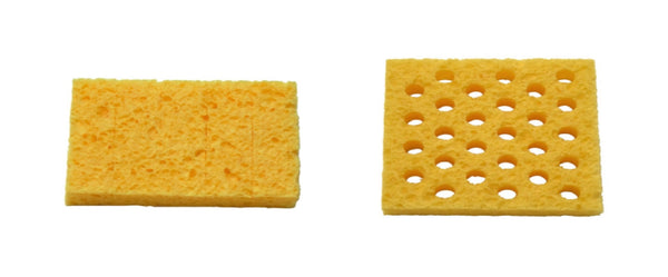 Image of normal Sponge and Multi-hole sponge from EasyBraid