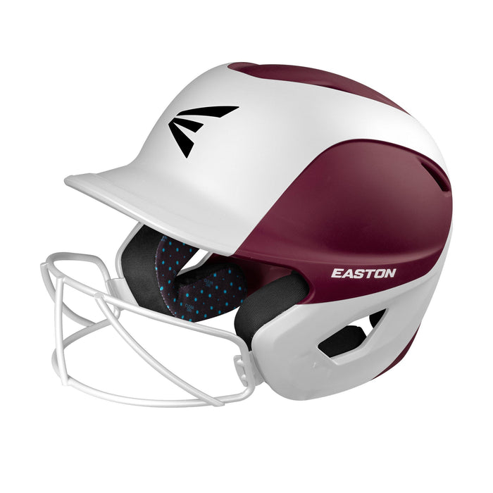 easton-ghost-matte-two-tone-batting-helmet-with-integrated-facemask