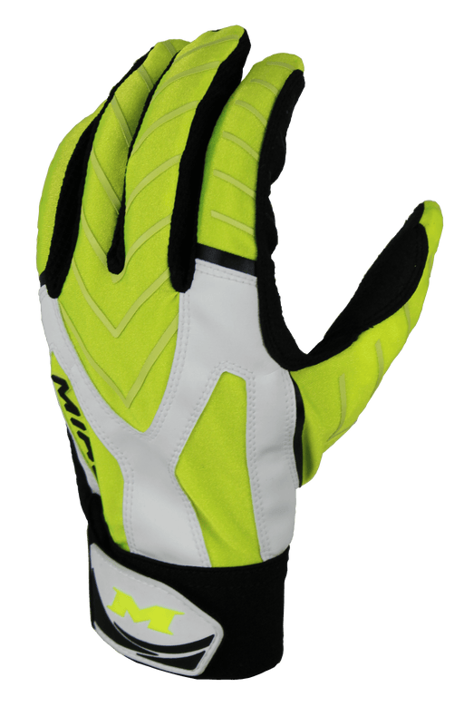 neon green nike batting gloves