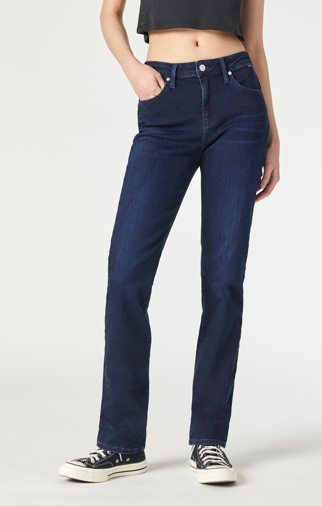 Jeggings With Inside Plush Dark Blue Denim – PRIMARCHÉ