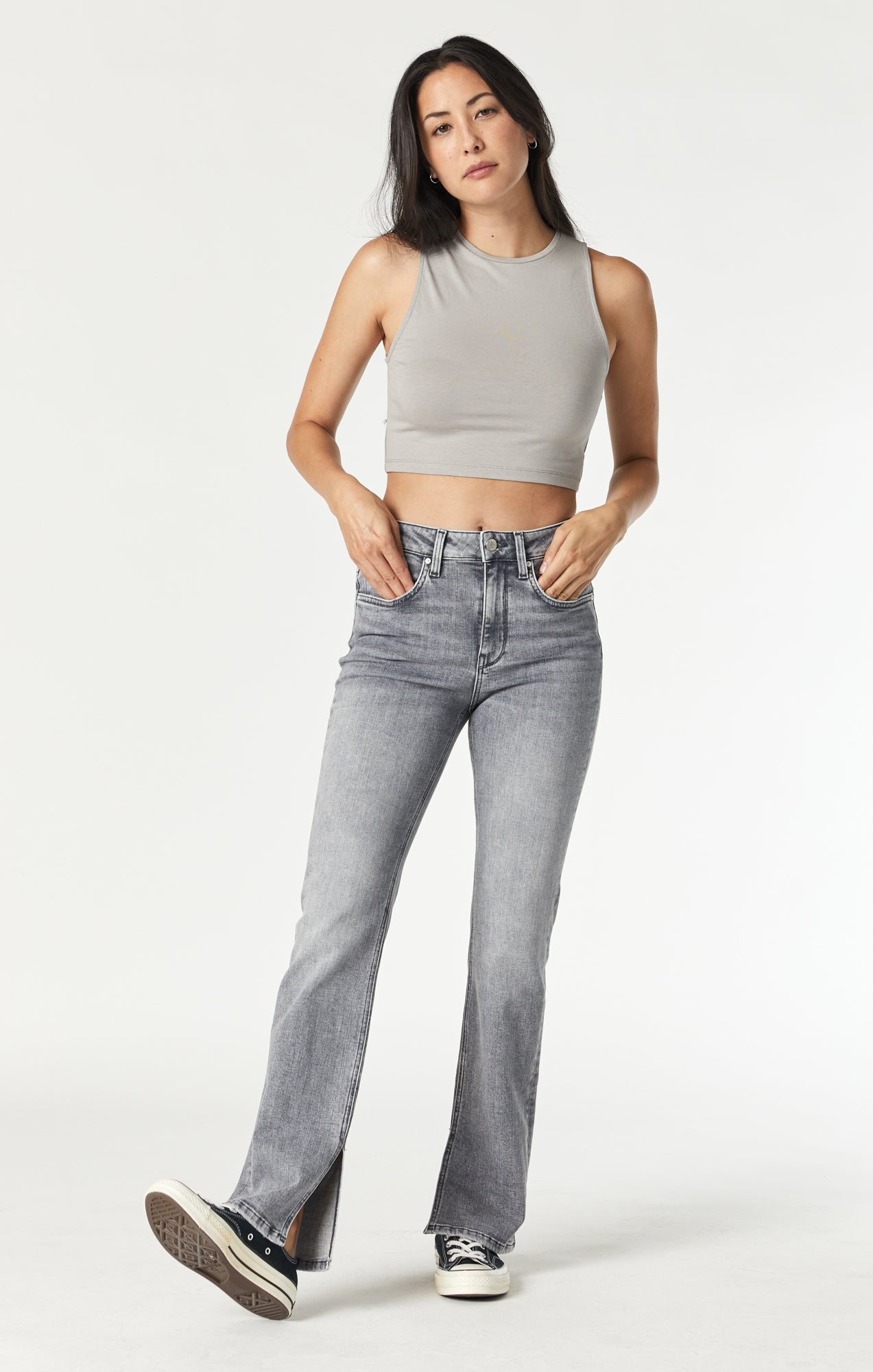 Blue WOMAN Crop Flare Fit Crop Fit Jeans 2796548