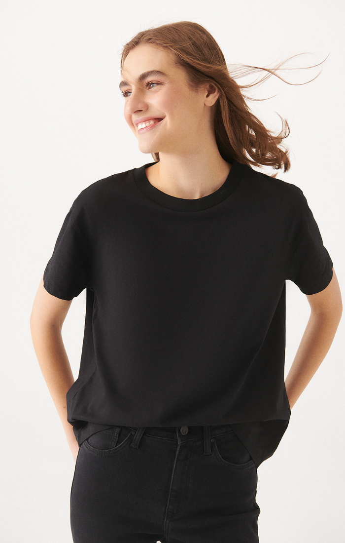 Tshirt V Neck Magic-Black