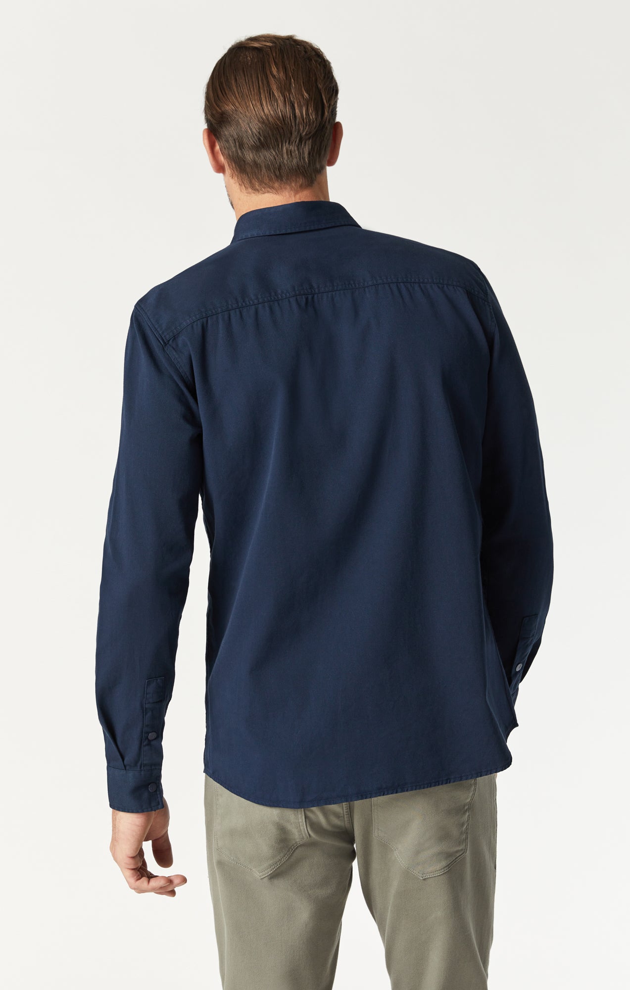 Check Long Sleeve Zip Up Shirt Blue – Neverland Store