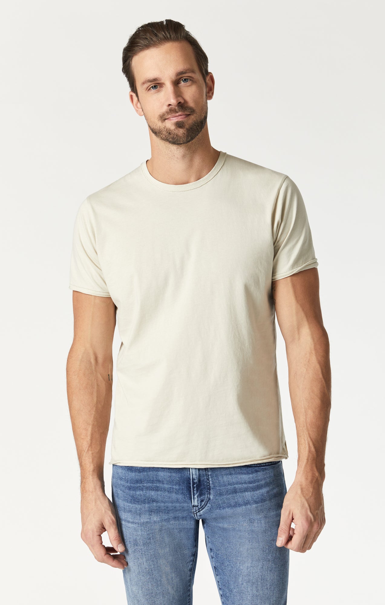 Mavi Men's Crew Neck T-Shirt In Twilight Blue