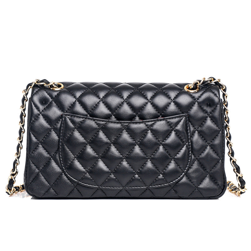 Serese Diamond Quilt Classic - Gold - HandbagCrave UK